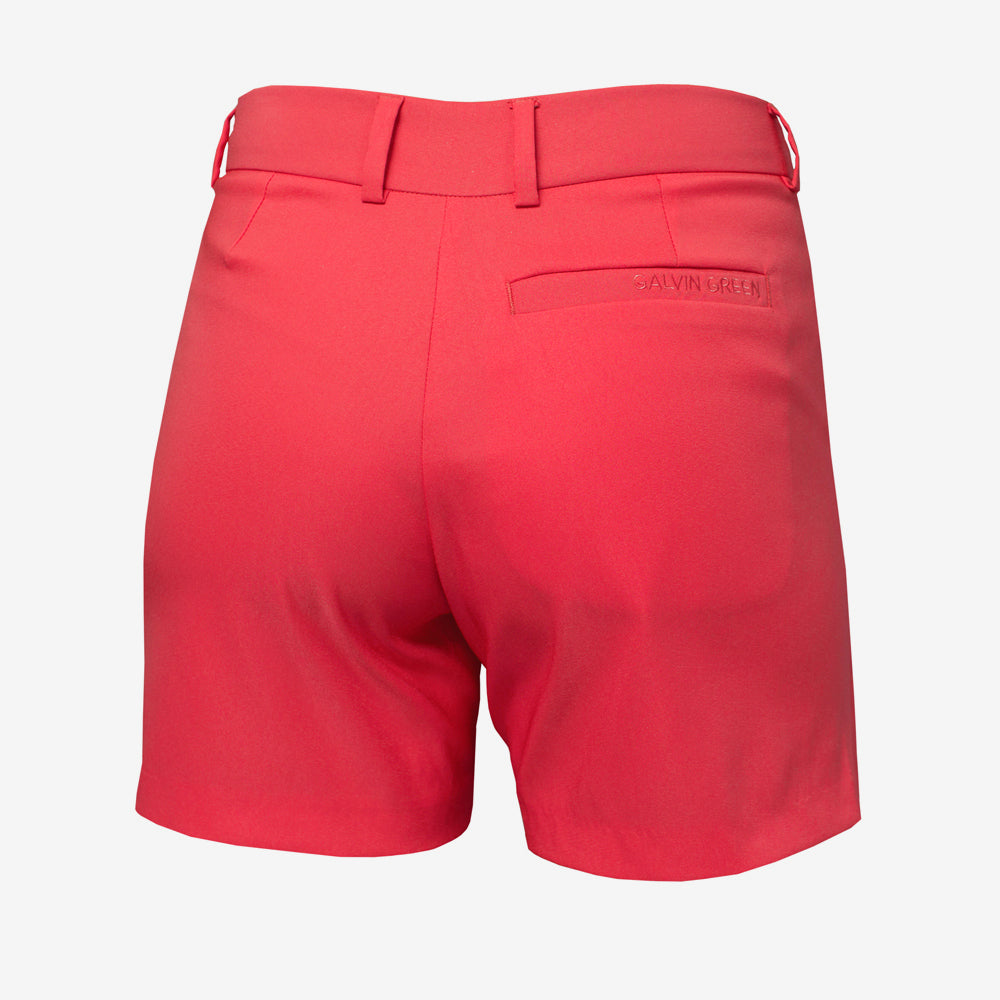 Galvin Green Ladies Short/Skort with UPF20+ in Cherry Red - Last One Large Only Left