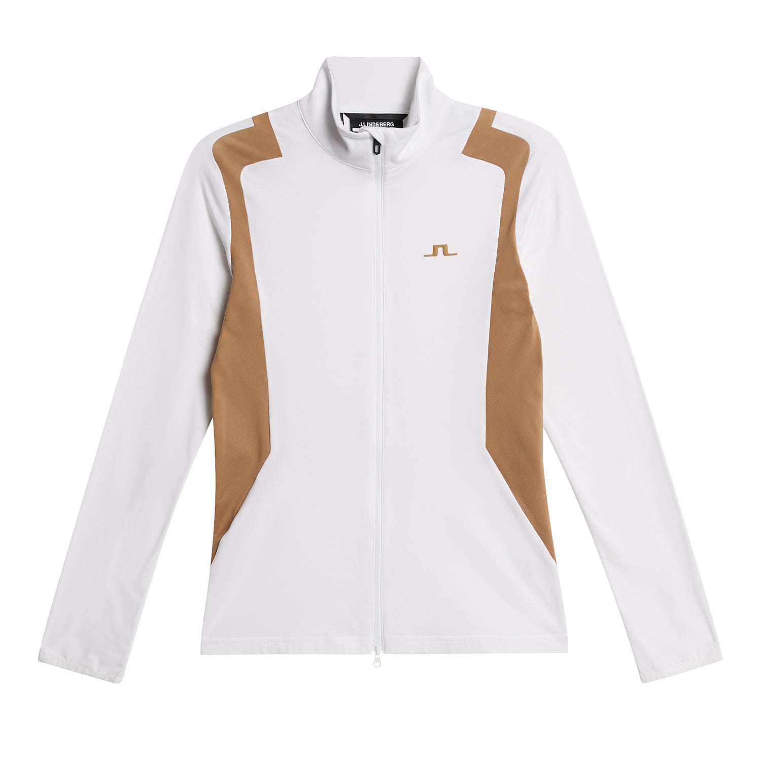 J.Lindeberg Ladies Brushed Back Quarter Zip Mid-Layer