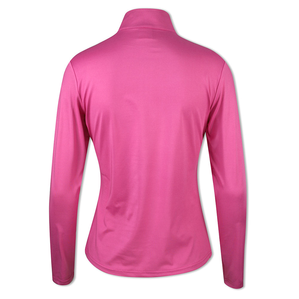 Pure Ladies Lightweight Mid-Layer Top in Azalea Pink