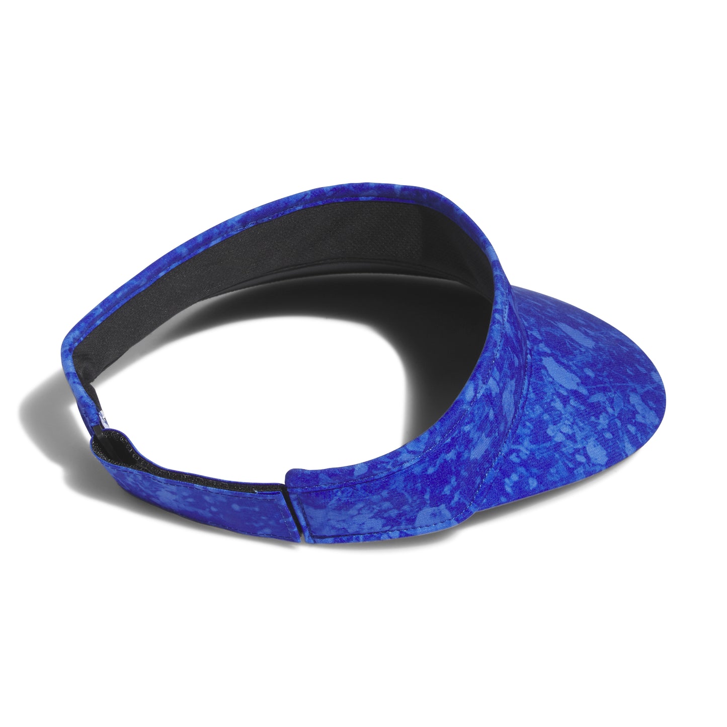 adidas Ladies Wide Brimmed Golf Visor in Collegiate Navy & Lucid Blue Print