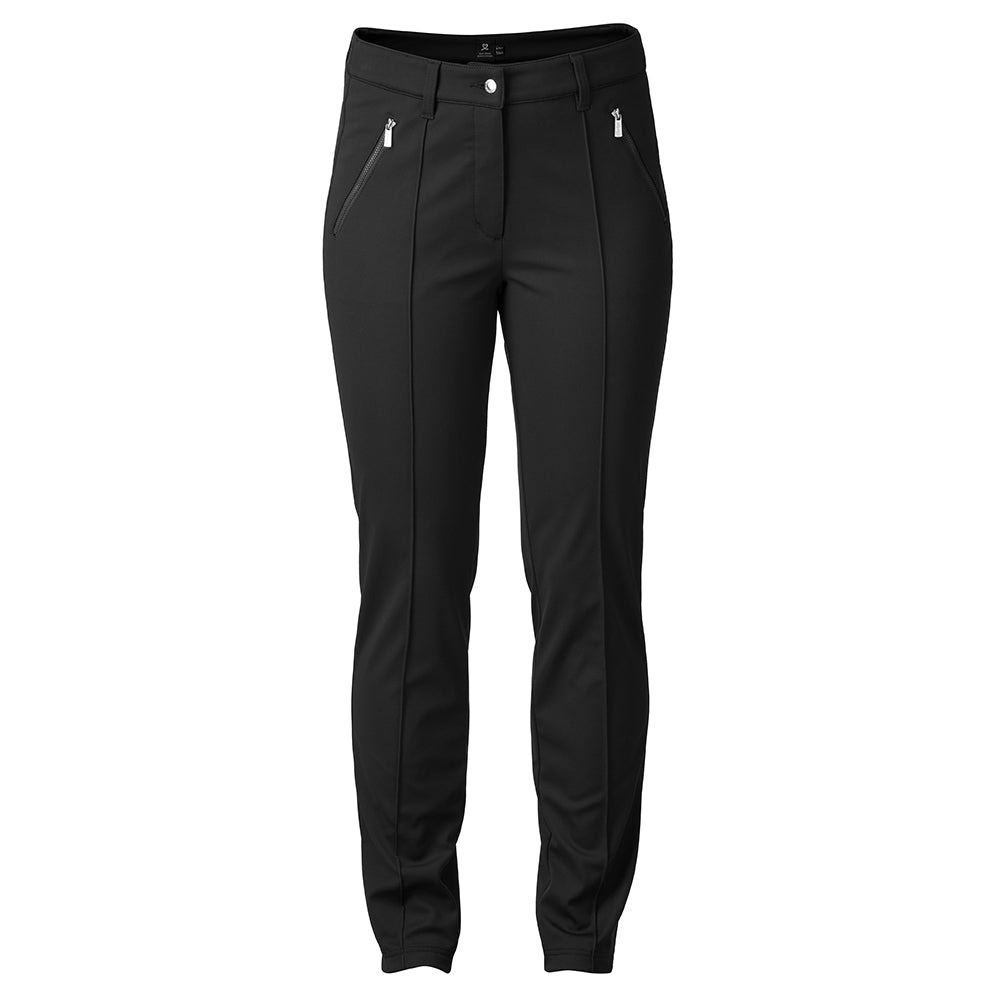 Daily Sports Ladies Softshell Wind Resistant Golf Trousers in Black