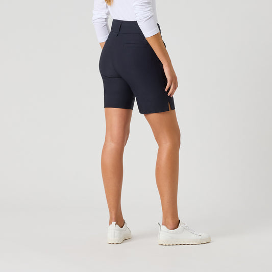 Daily Sports Ladies Shorter-Length Pull-On Golf Shorts in Dark Navy Blue