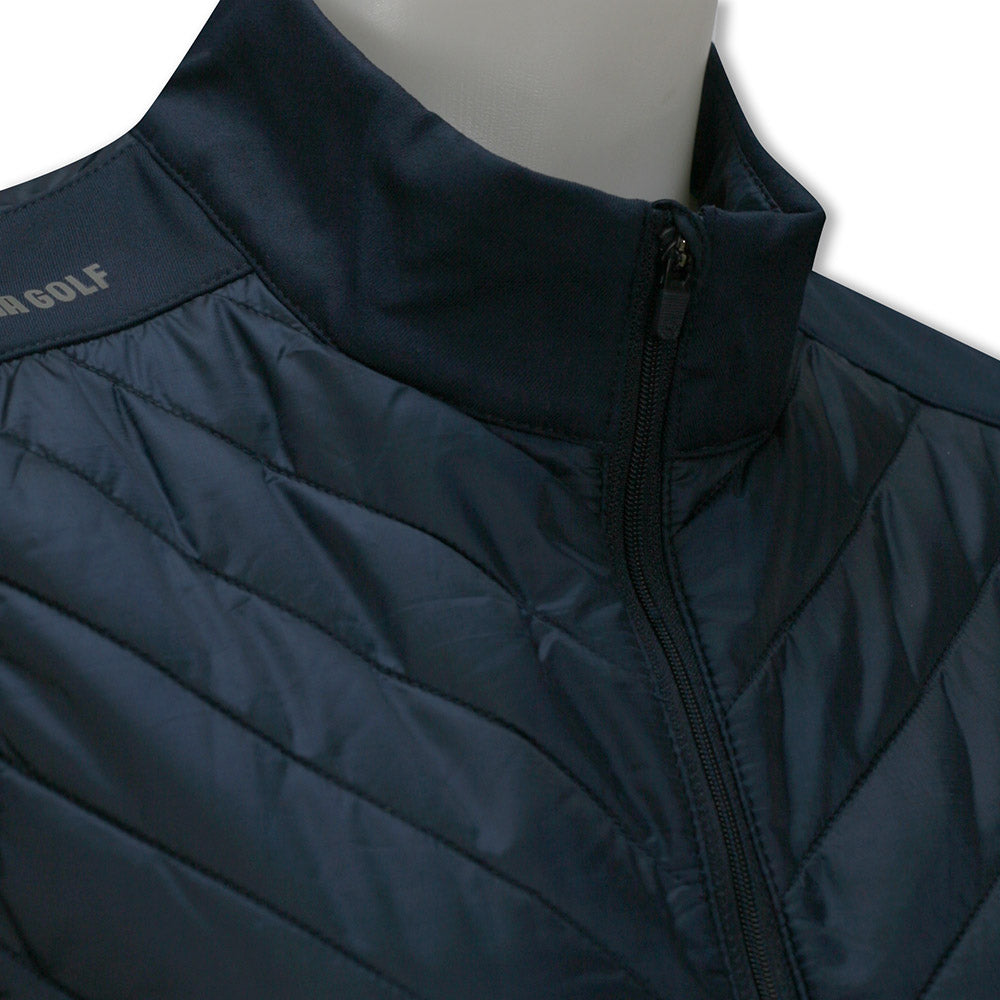 Puma Ladies Golf Quilted Gilet with Primaloft in Navy Blazer