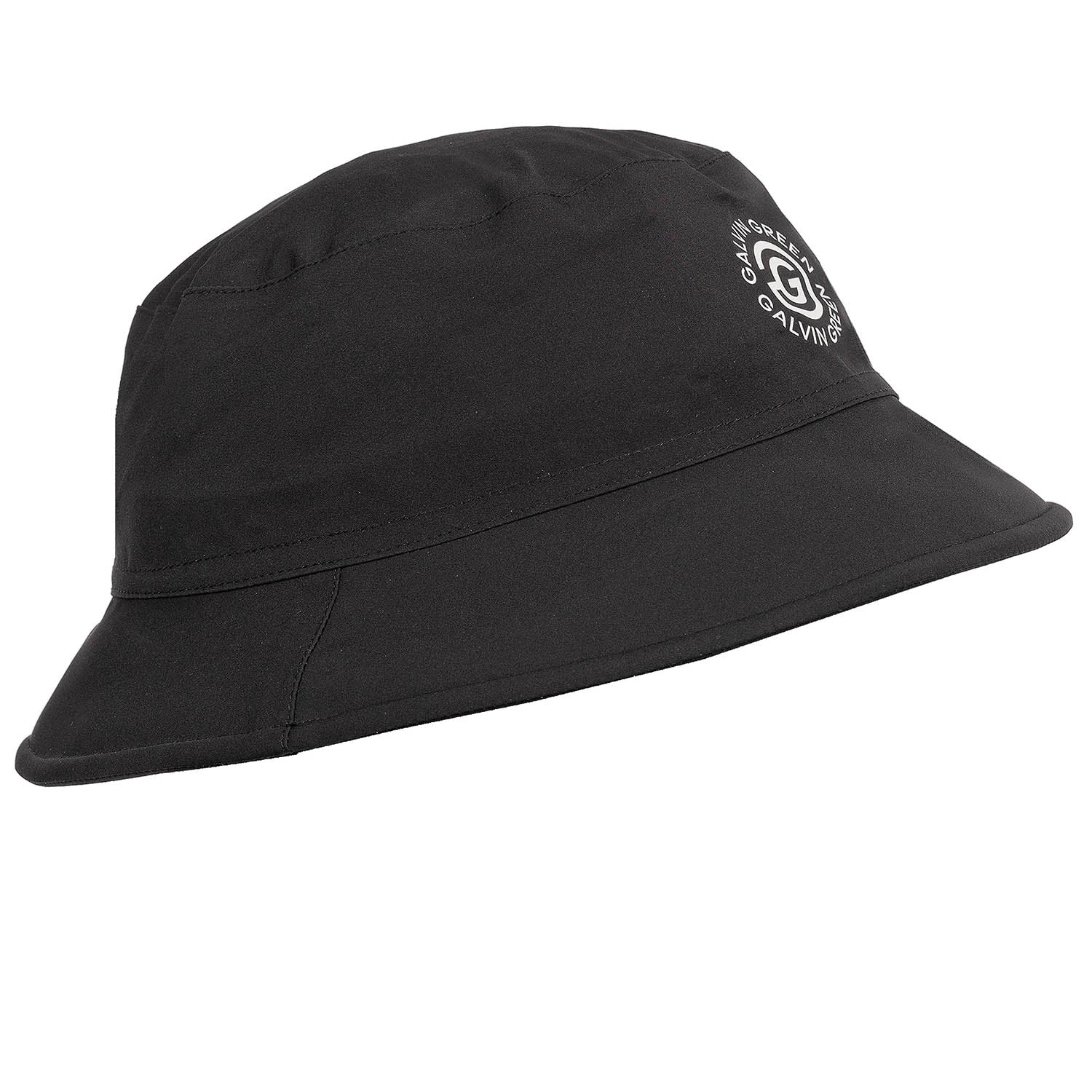 Galvin Green Ladies Black Waterproof Bucket Hat with PERTEX® Shield Stretch