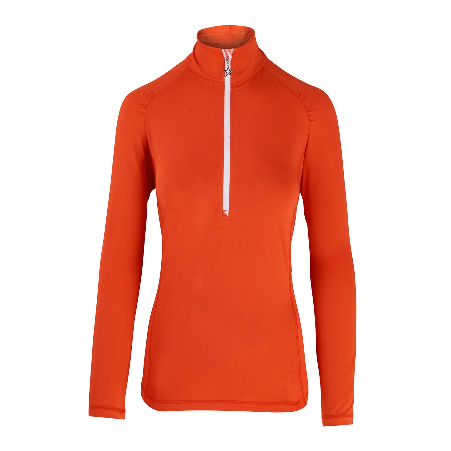 Swing Out Sister Ladies Code Red Zip-Neck Mid-Layer Golf Top