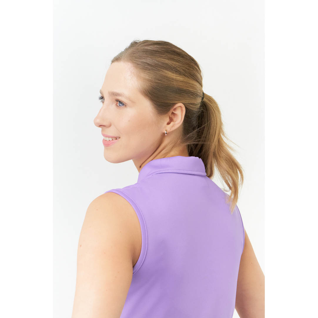 Pure Golf Ladies Silky Soft Sleeveless Polo