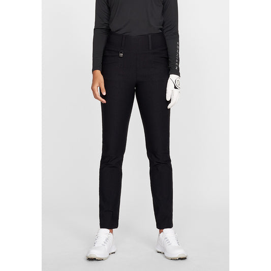 Rohnisch Ladies Slim-Fit Pull-On Black Golf Trousers