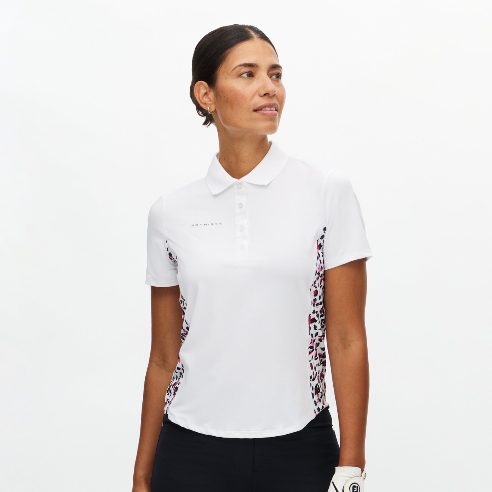 Rohnisch Women's Short Sleeve Polo - Elegant Stretch Comfort - Last One Small Only Left