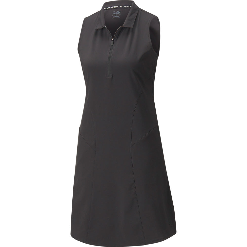 Puma Ladies Sleeveless Golf Dress in Puma Black - Last One XS Only Left