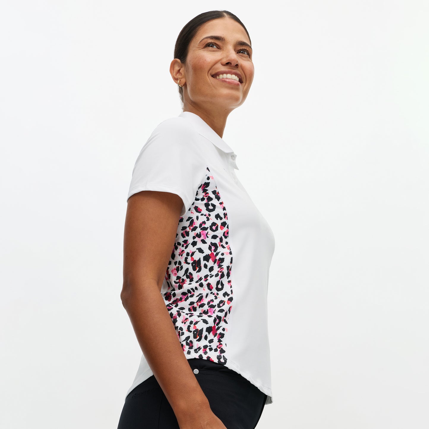 Rohnisch Women's Short Sleeve Polo - Elegant Stretch Comfort - Last One Small Only Left