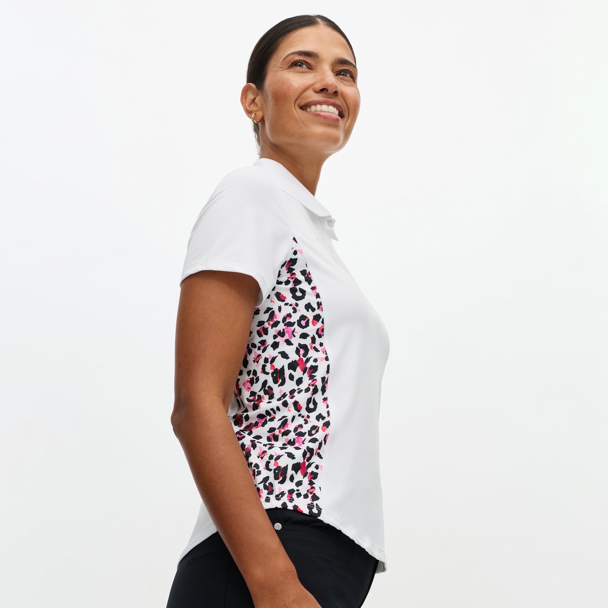 Rohnisch Women's Short Sleeve Polo - Elegant Stretch Comfort - Last One Small Only Left