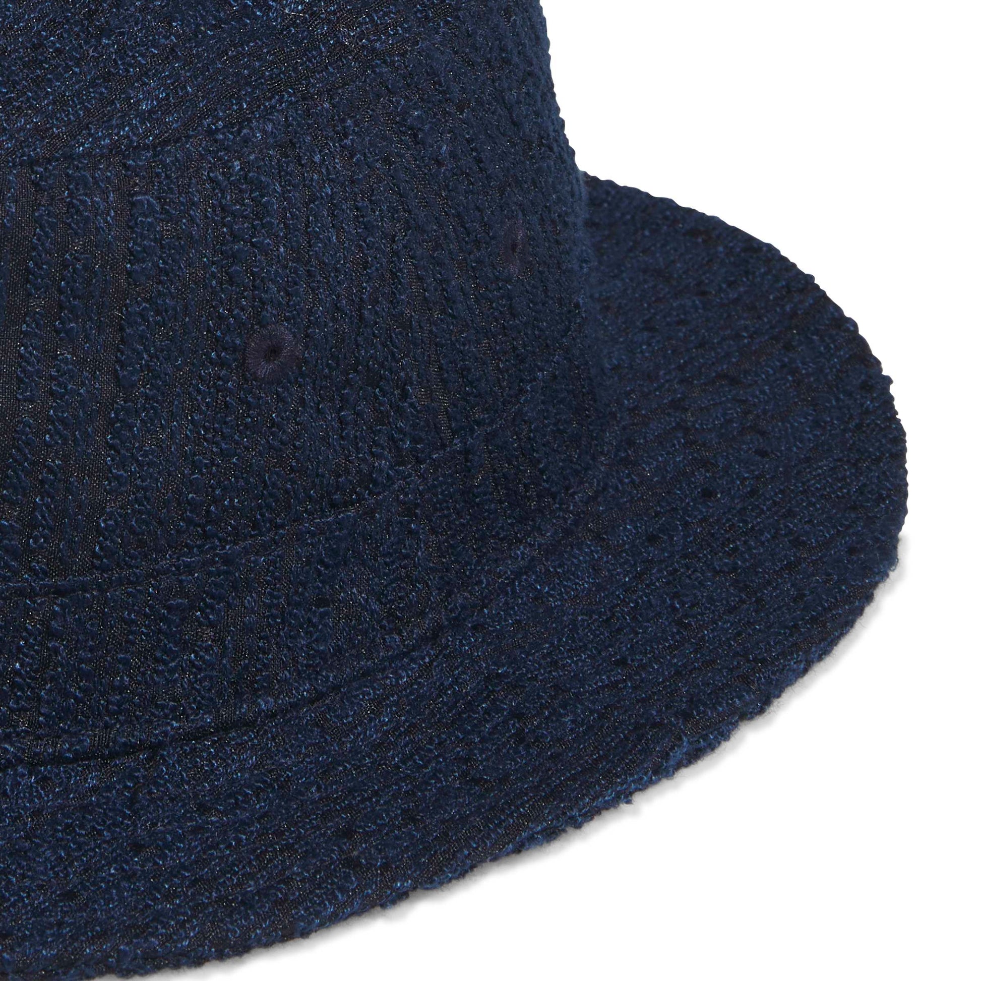 adidas Golf Ladies Textured Navy Bucket Hat - Perfect for Elevating Your On-Course Style