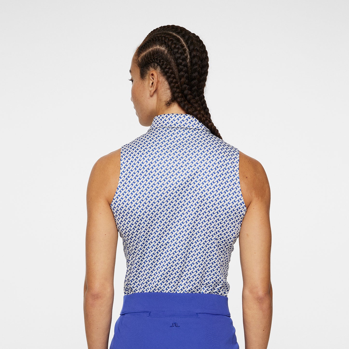 J.Lindeberg Ladies Sleeveless Polo with Bridge Print