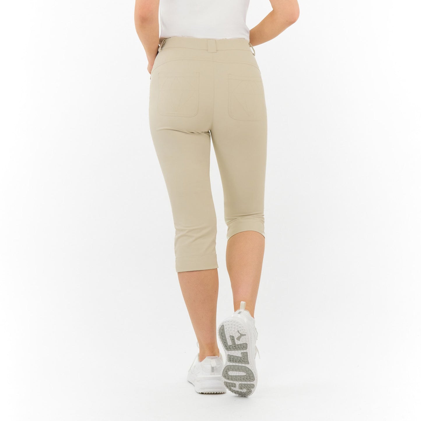 Pure Golf Ladies Stretch Capri – Lightweight Comfort Meets Active Style