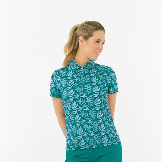 Pure Golf Ladies Short Sleeve Polo – Natural Style Meets Modern Performance