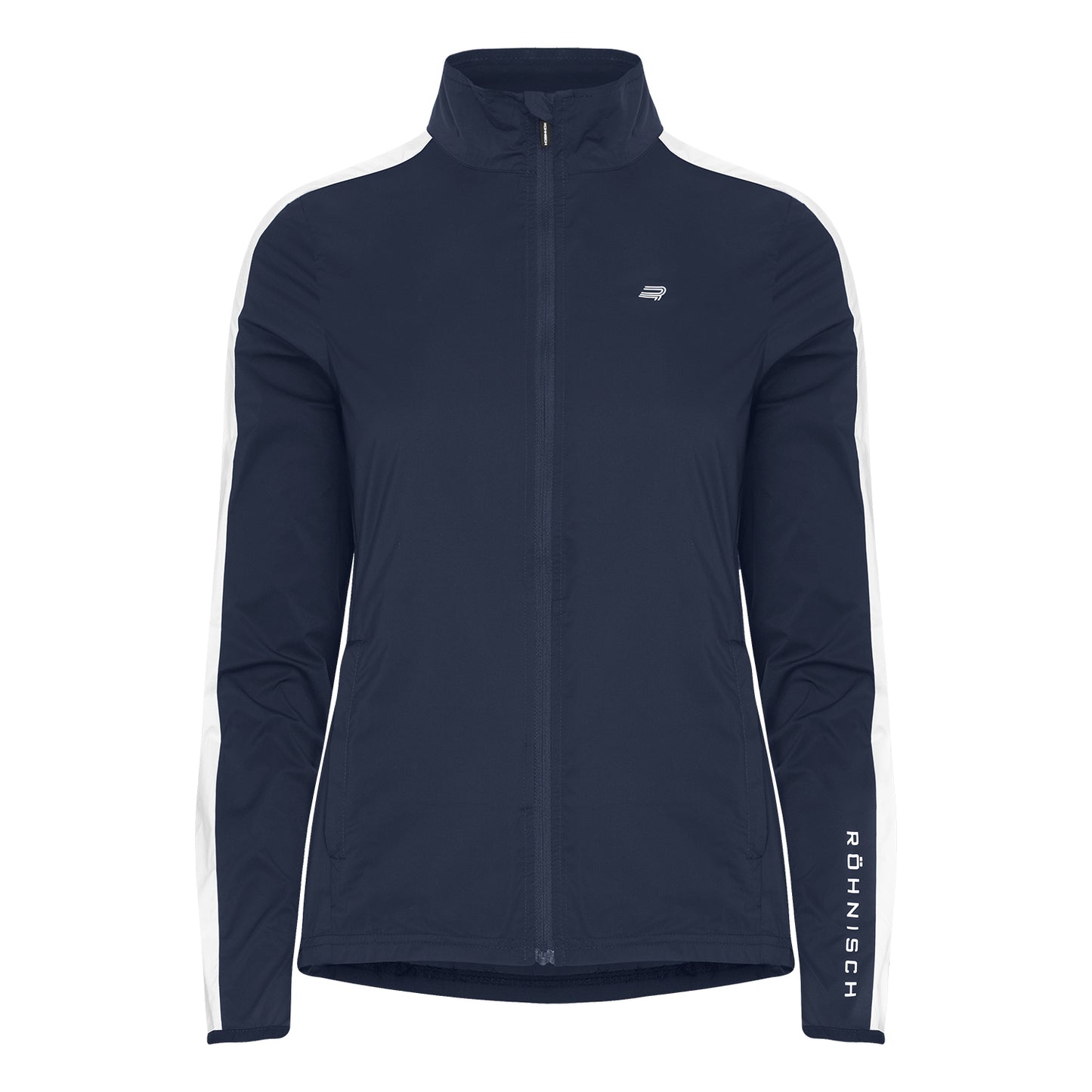 Rohnisch Ladies Ultralight Packable Golf Jacket in Navy