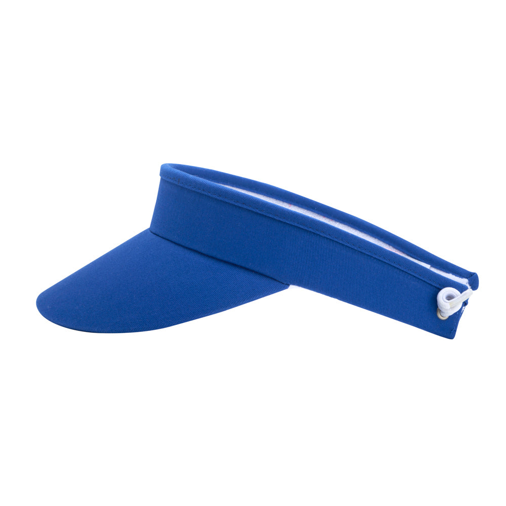 Surprizeshop Ladies Golf Visor with Magnetic Ball Marker in Royal Blue