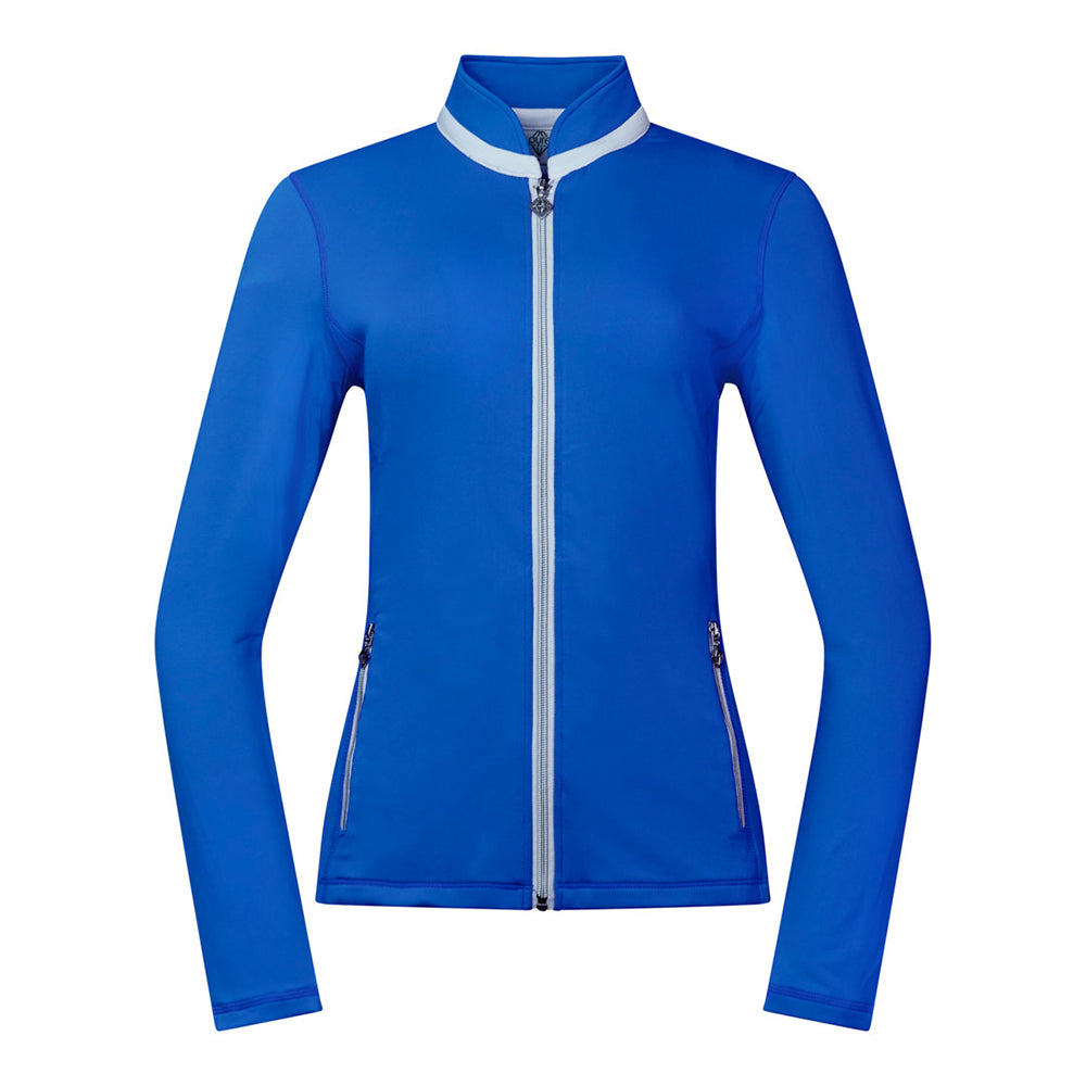 Pure Golf Ladies Mid-Layer Stretch Jacket in Royal Blue