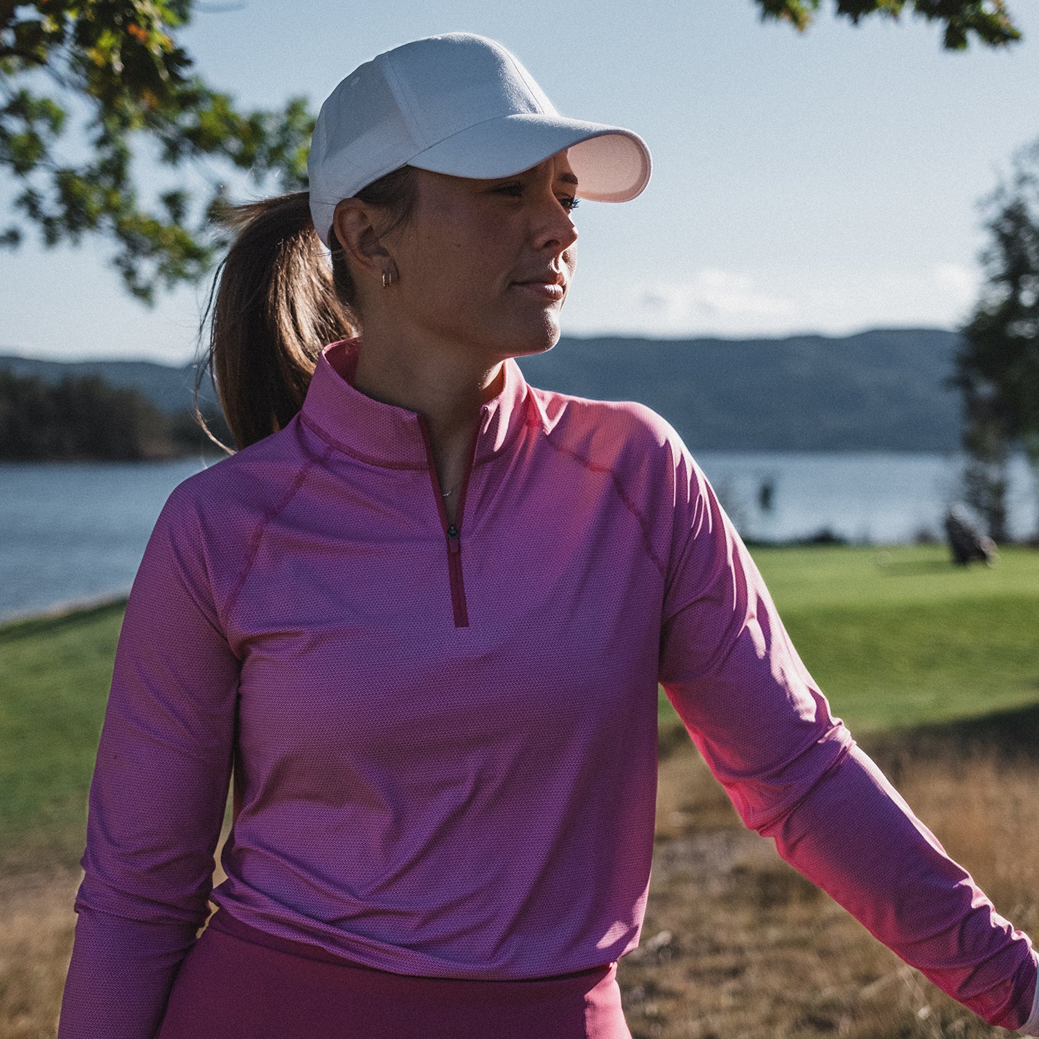 Puma Golf Zip Neck Top for Lightweight Comfort and Effortless Movement