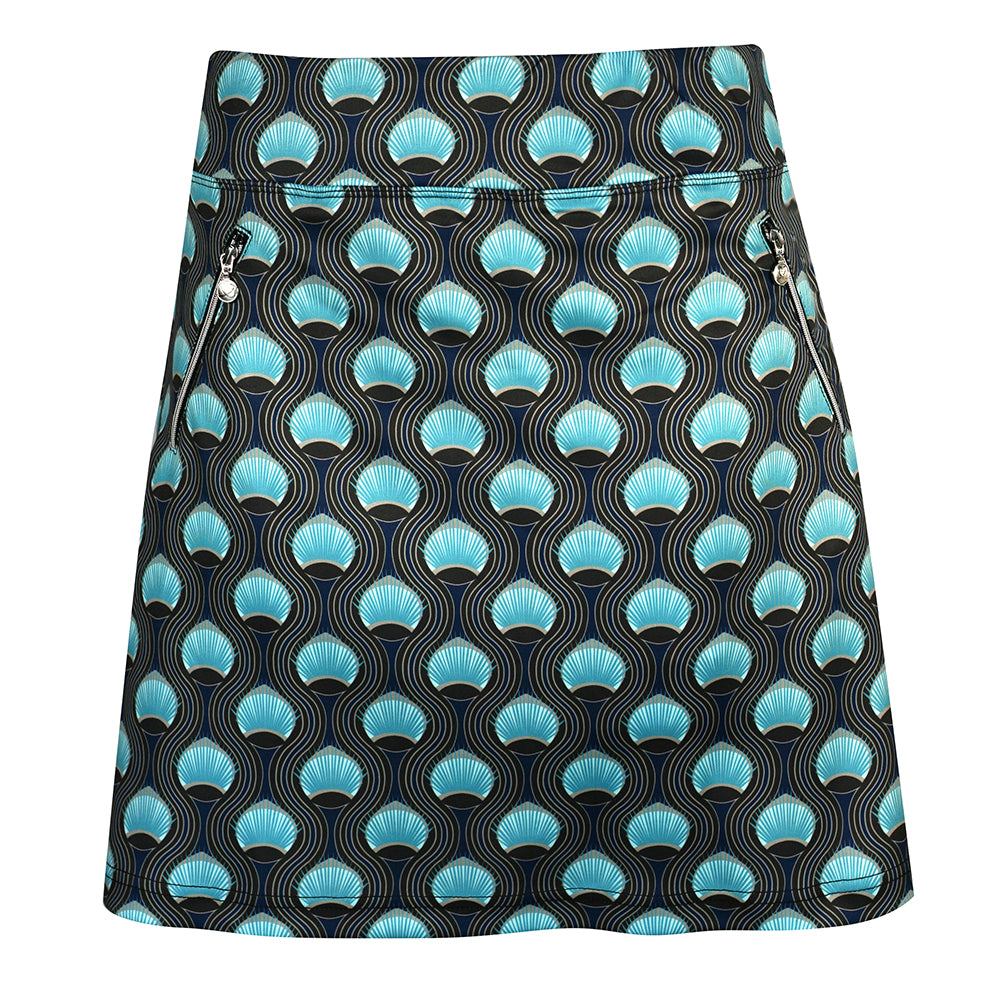 Daily Sports Ladies Pull-On Skort in Palmeira Print - Large Only Left