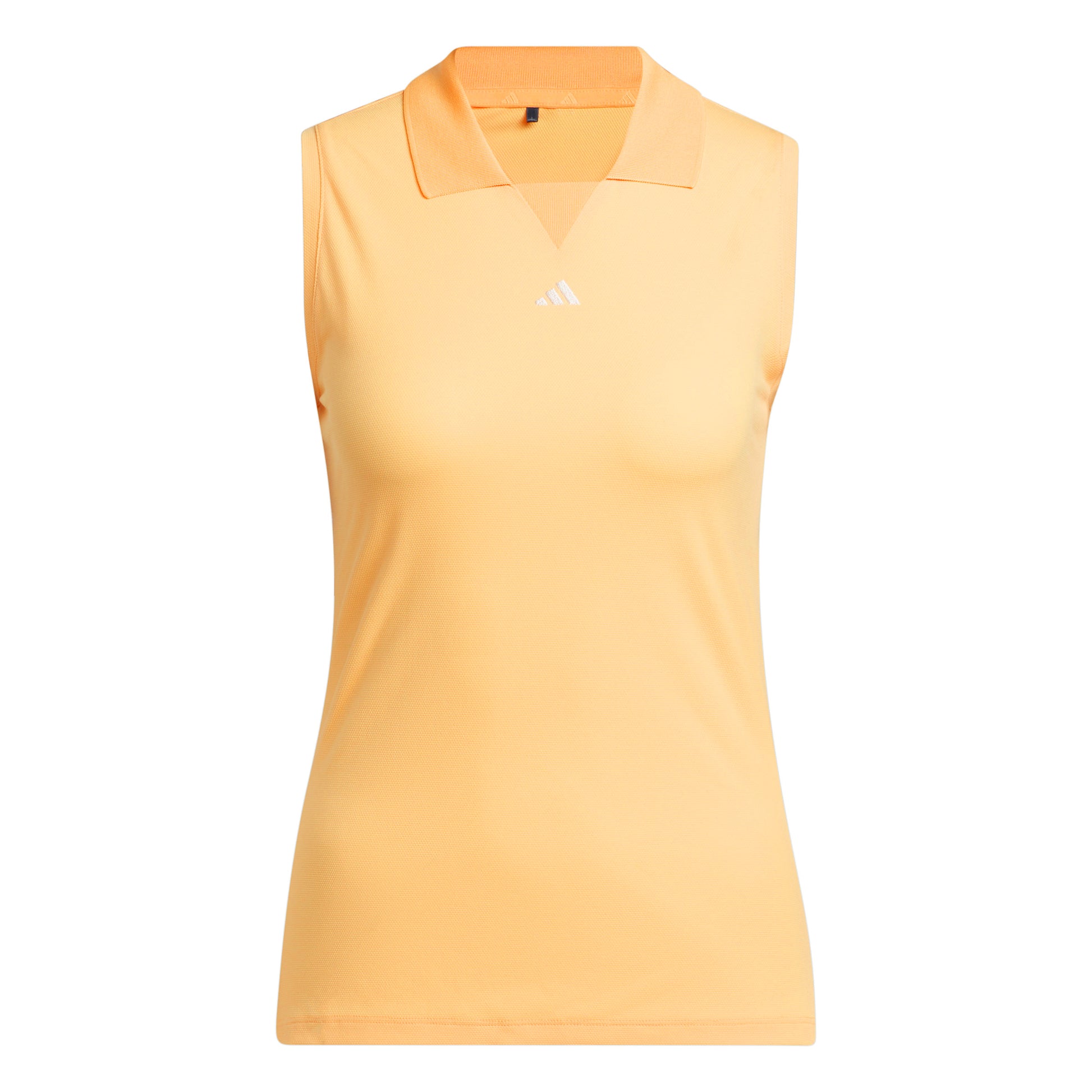 adidas Ladies Sleeveless Golf Polo in Semi Spark