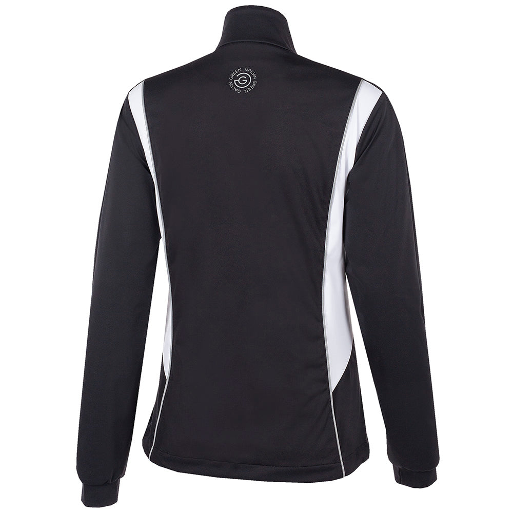 Galvin Green Ladies INTERFACE Full Zip Jacket in Black and White