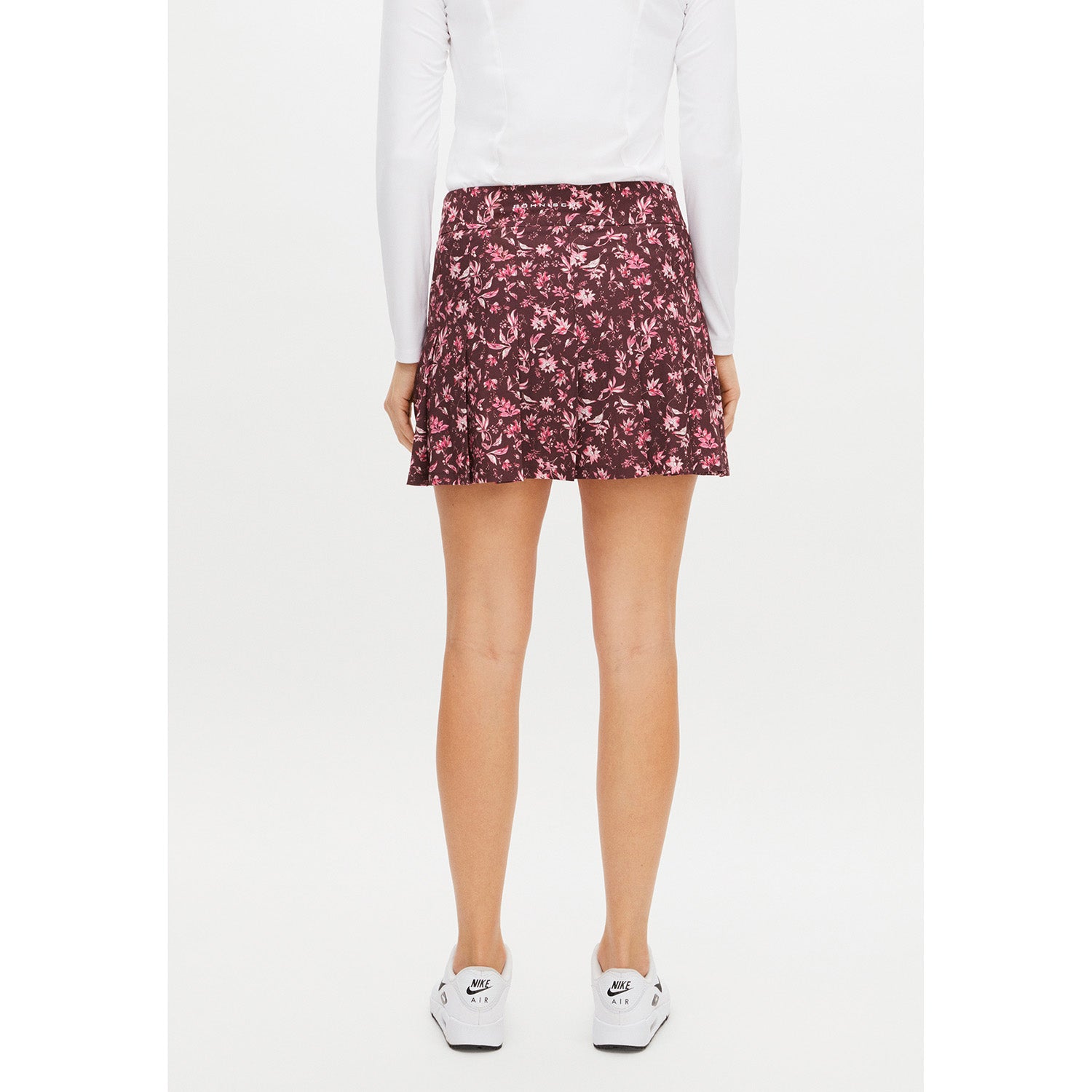 Rohnisch Ladies Lily Regular Pleat Skort in Neon Flower Pink