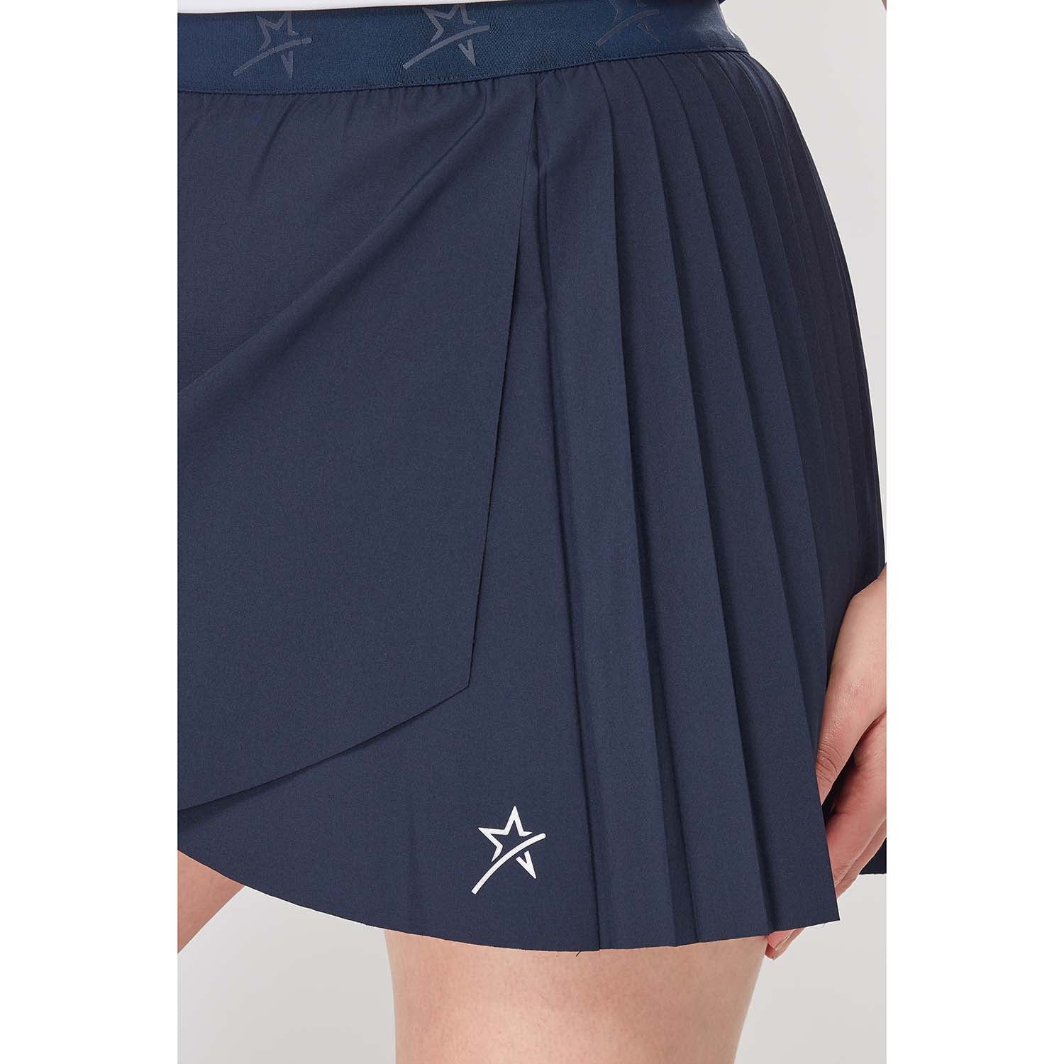 Swing Out Sister Women's ELITE Navy Pull-On Pleated Skort 