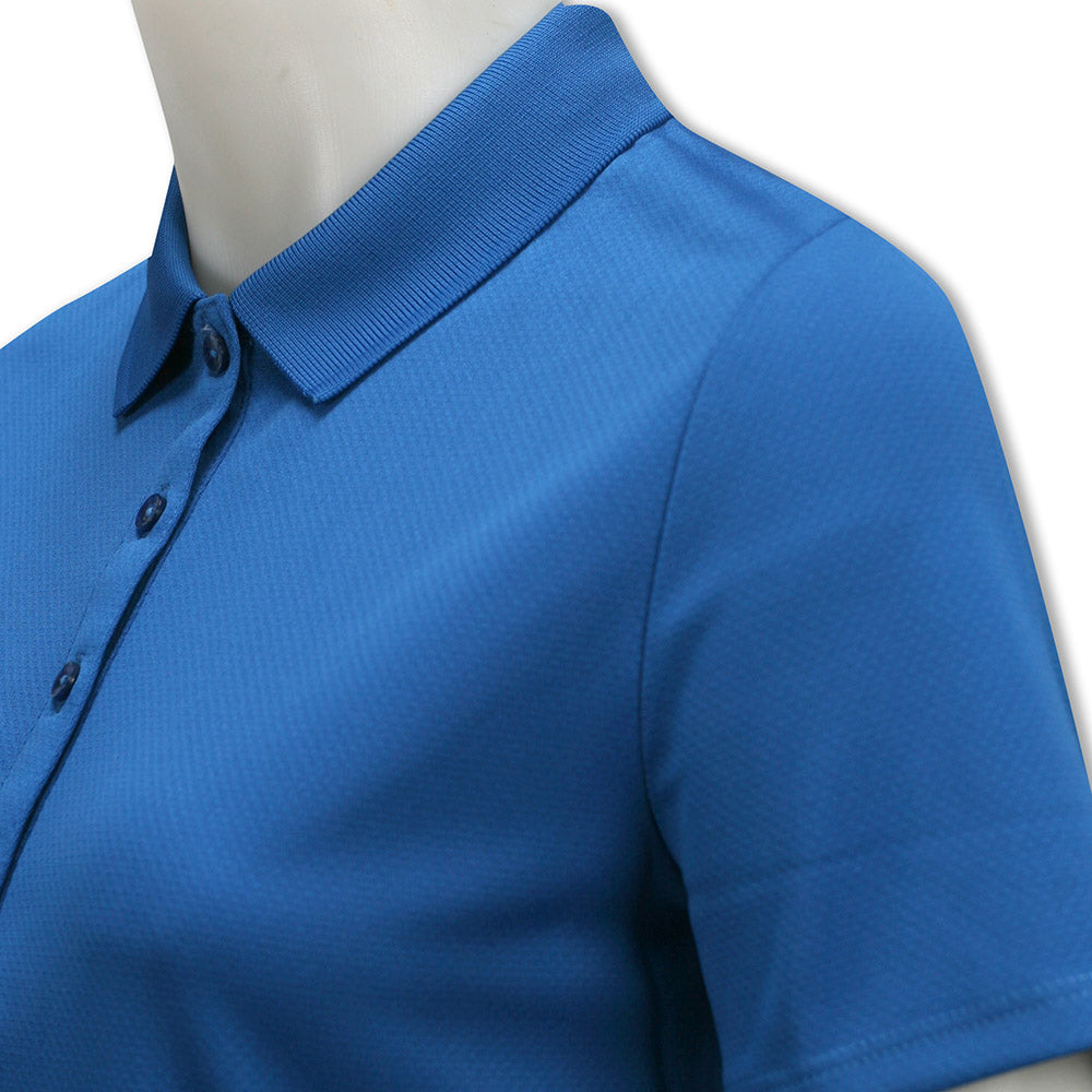 Callaway Ladies Short Sleeve Swing Tech Polo with Opti-Dri in Baleine Blue