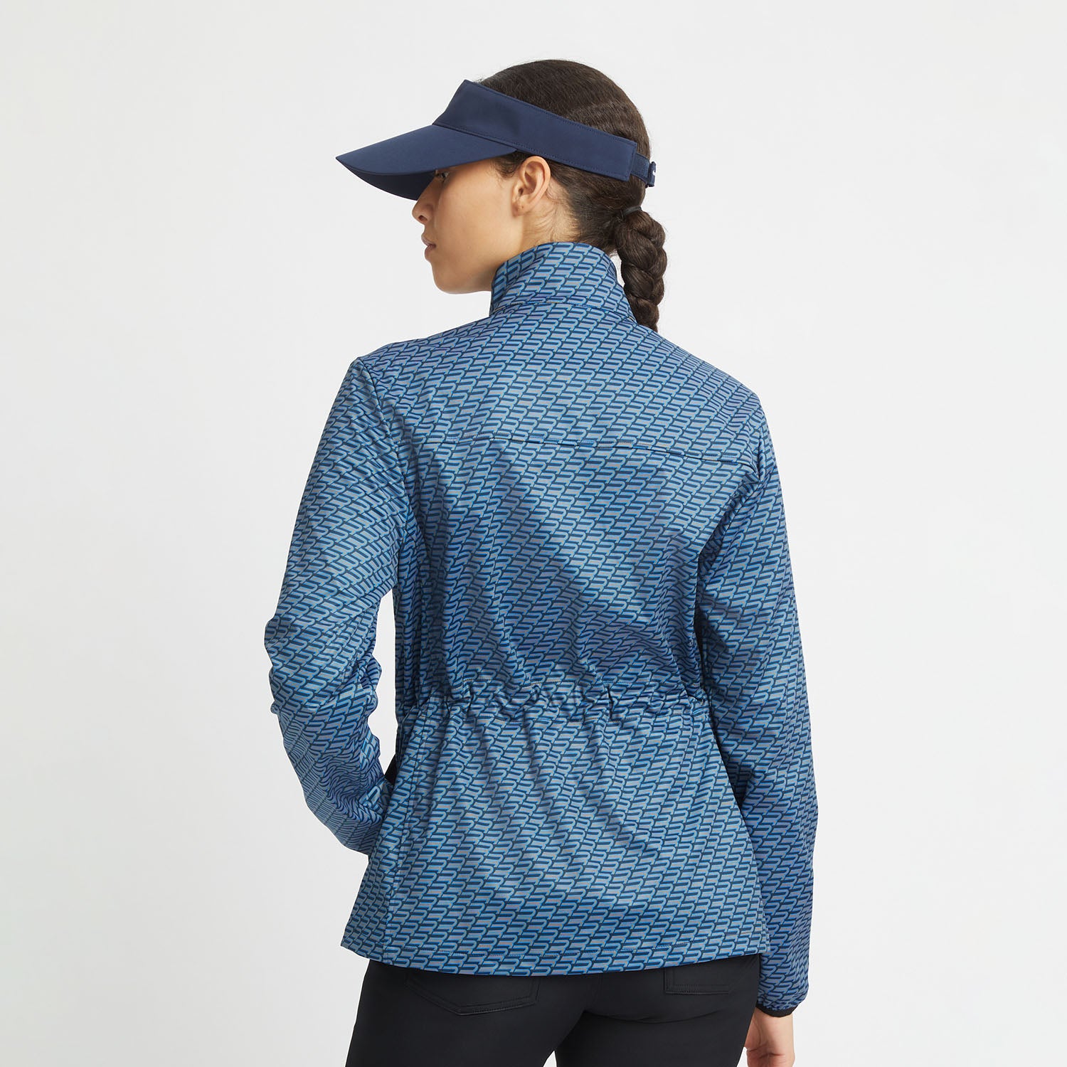 Rohnisch Ladies Wind Jacket in with Retro Logo Print