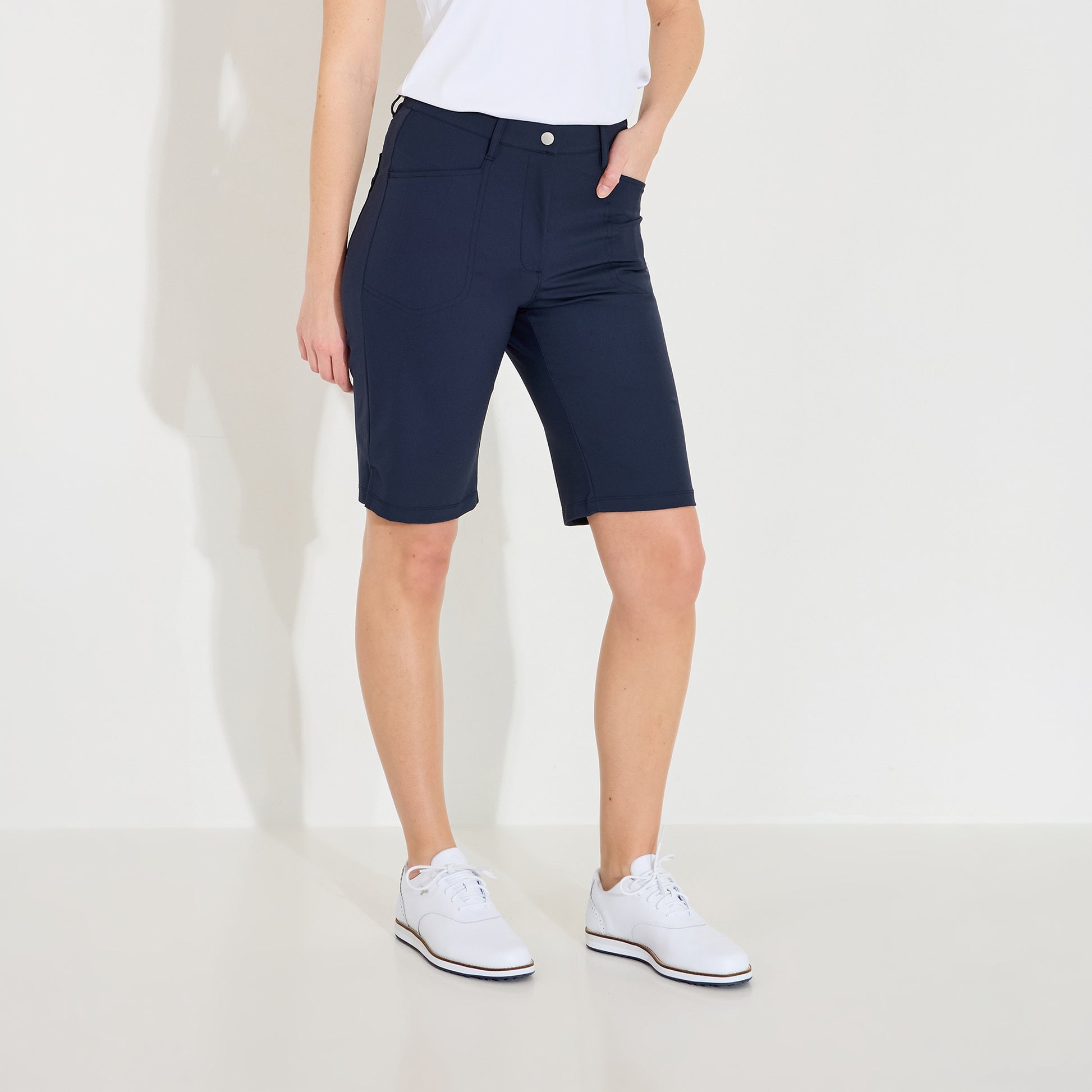 Abacus Ladies City Shorts in Navy - Where Comfort Meets Chic