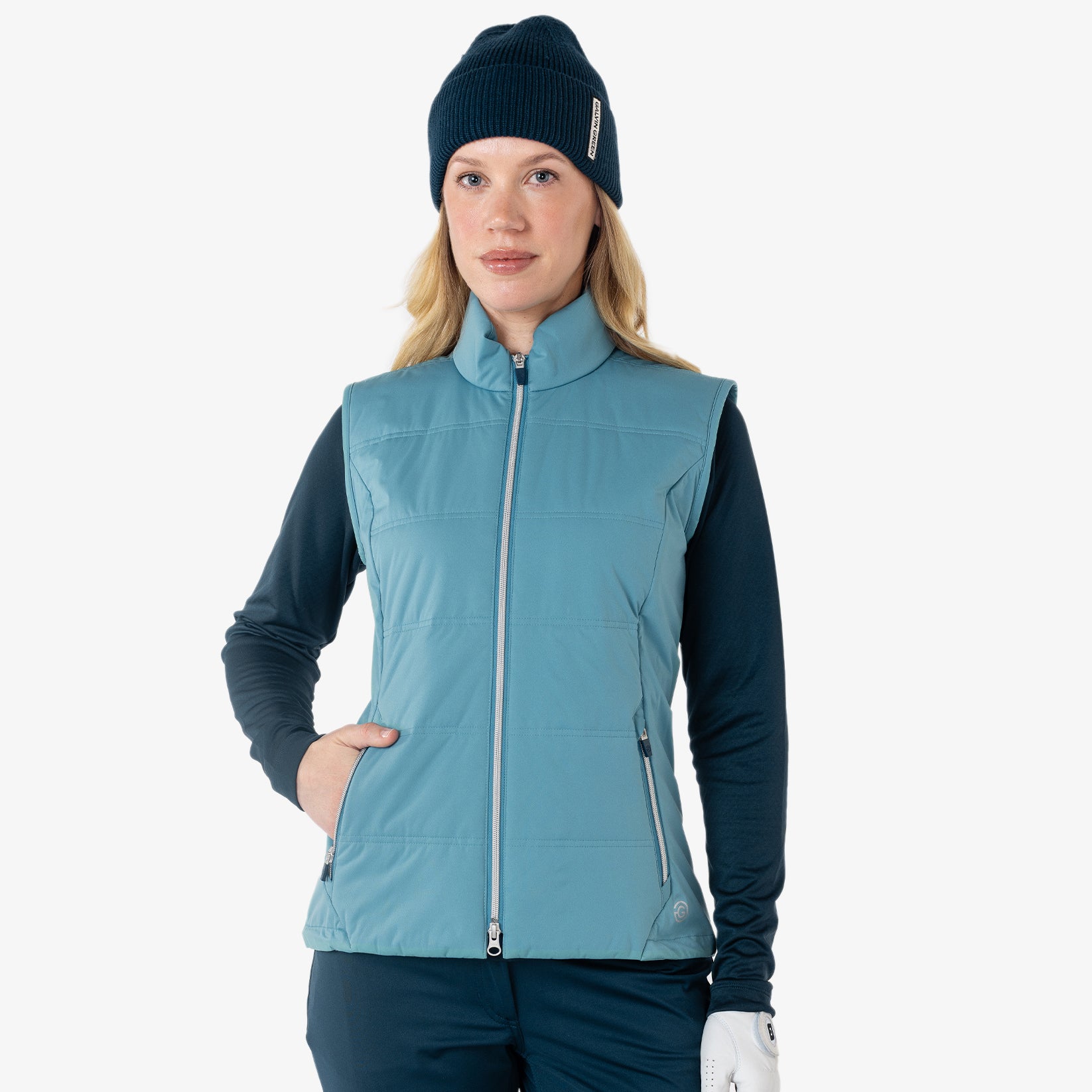 Galvin Green Ladies Quilted Gilet with Water Repellent Finish
