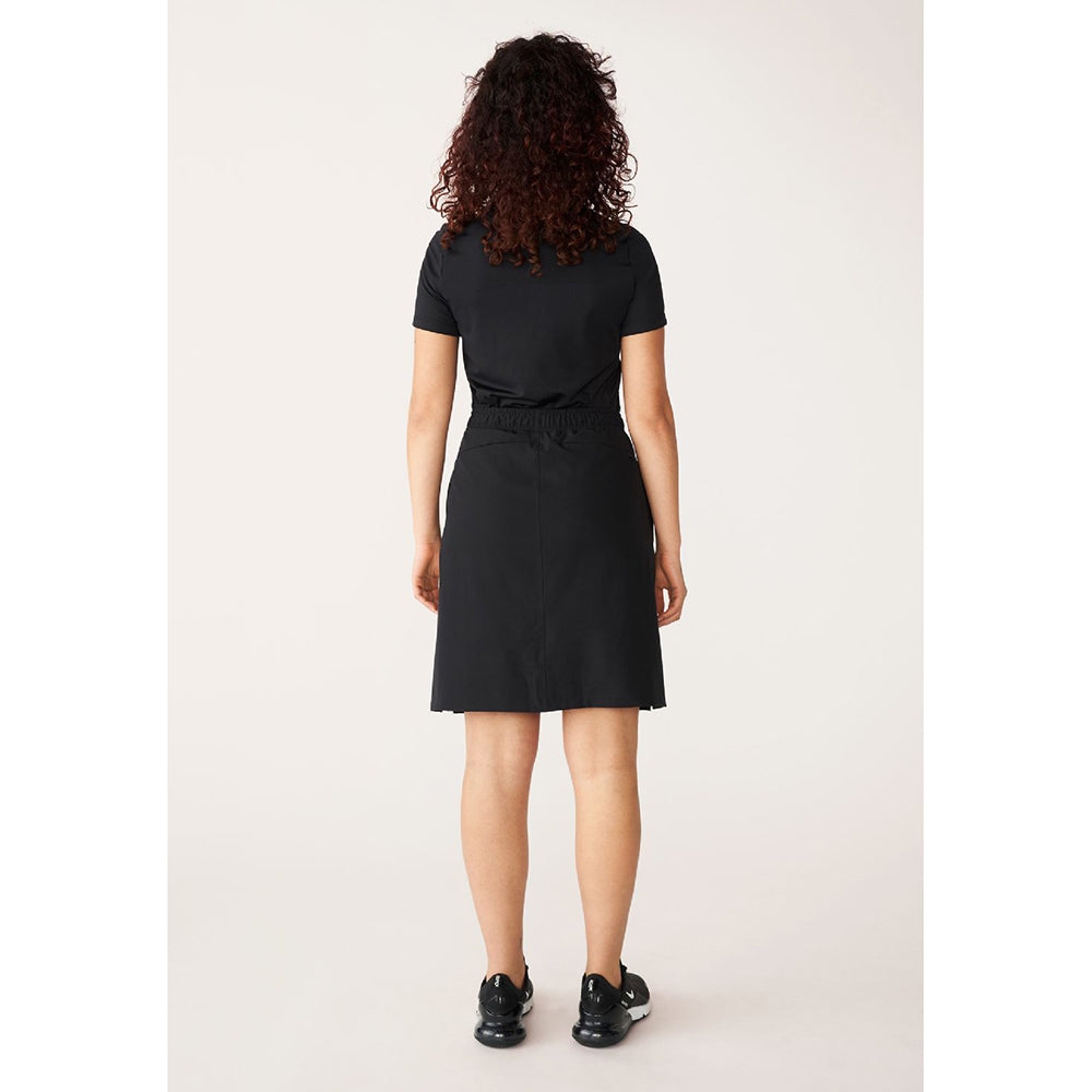 Rohnisch Ladies Long Length Pull-On Black Stretch Skort - Last One Small Only Left