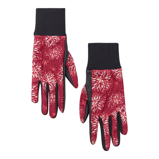 Pure Ladies Winter Gloves in Garnet Berry