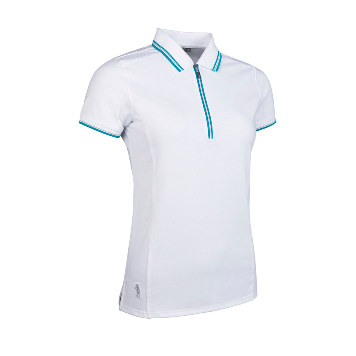 Glenmuir Ladies Short Sleeve Zip-Neck Polo