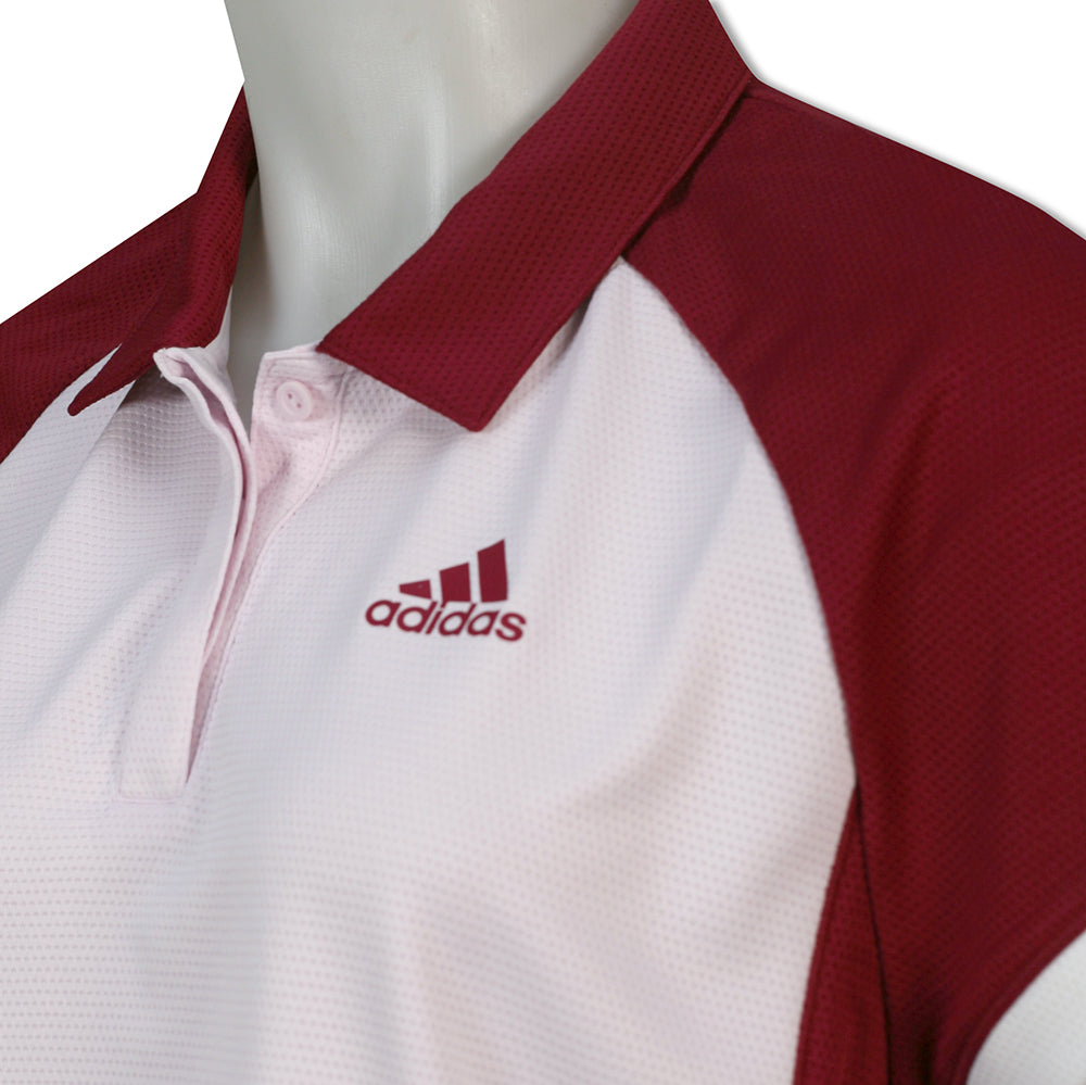 adidas Ladies Colourblock Short Sleeve Golf Polo - Last One Small Only Left