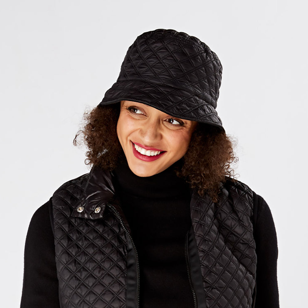 Swing out Sister Ladies Reversible Bucket Hat in Black Magic