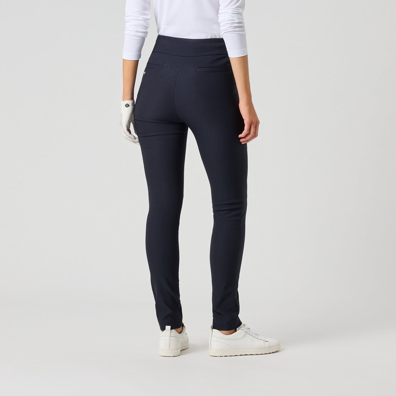 Daily Sports Ladies Pull-On Dark Navy High Waist Golf Trousers