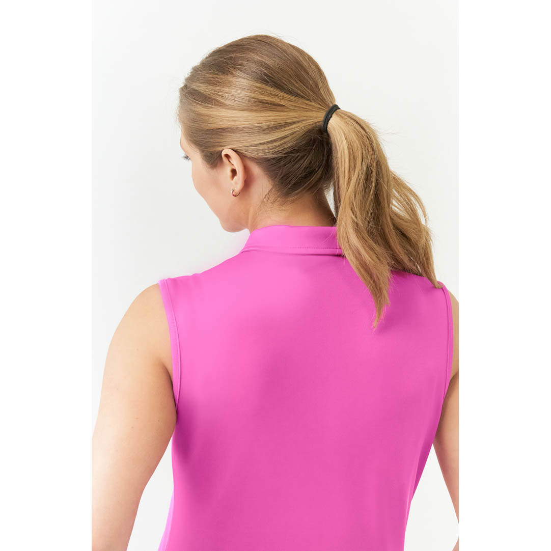 Pure Golf Ladies Silky Soft Sleeveless Polo