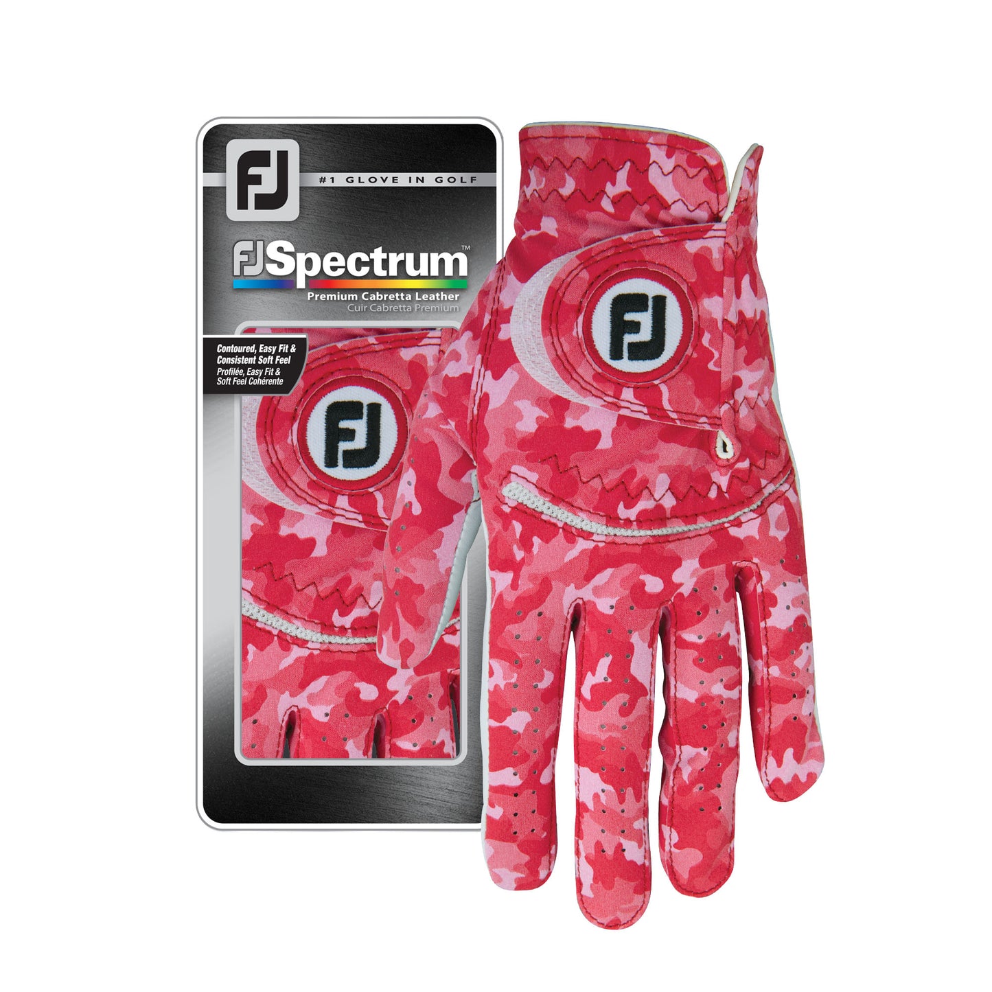 FootJoy Ladies Spectrum Golf Glove in Red Camo