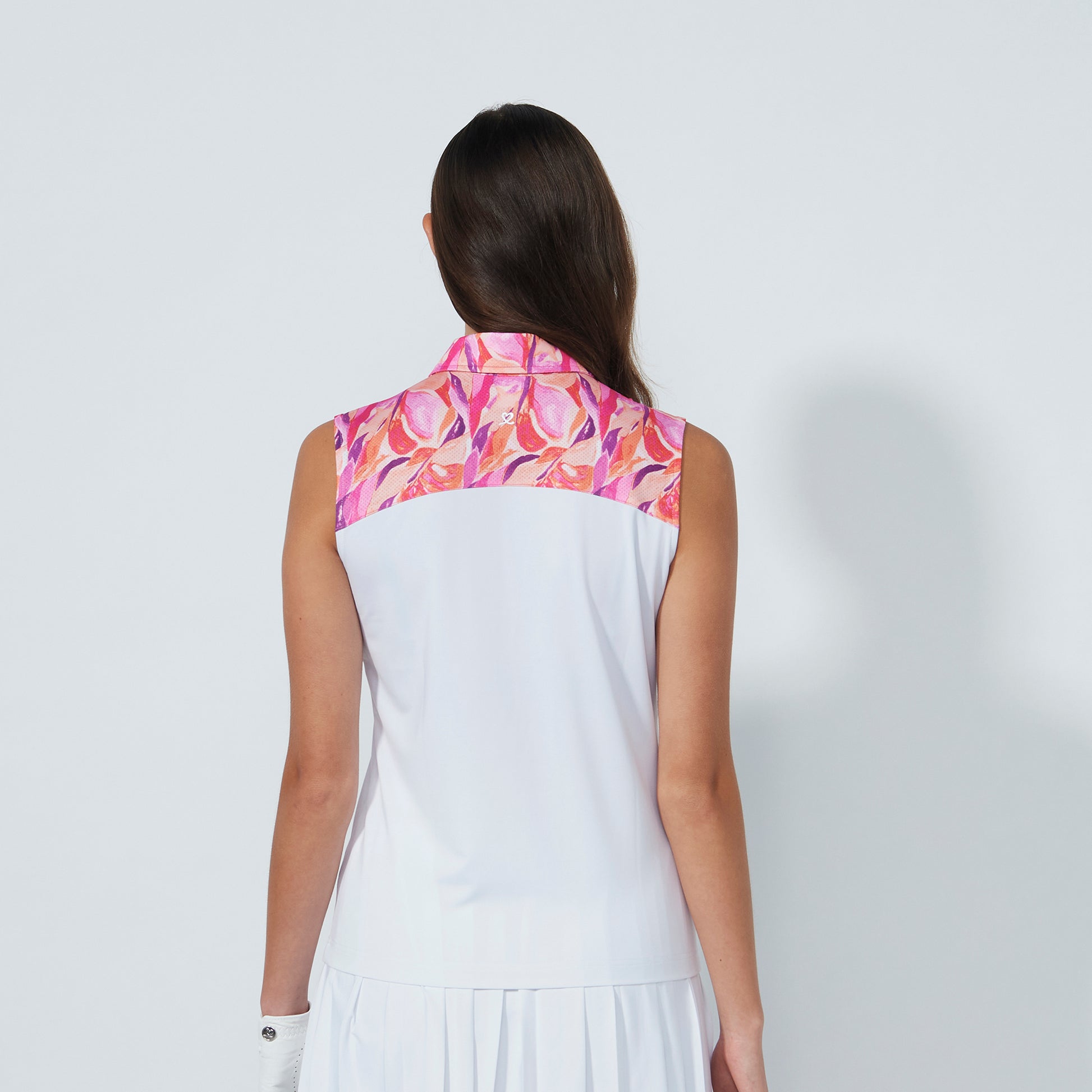 Daily Sports Ladies Sleeveless Gathered Polo - Last One Large Only Left