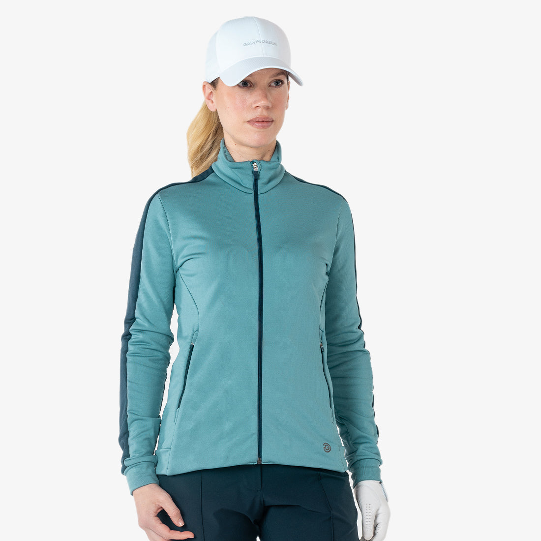 Galvin Green Ladies Full-Zip INSULA Golf Jacket with Smart Navy Details