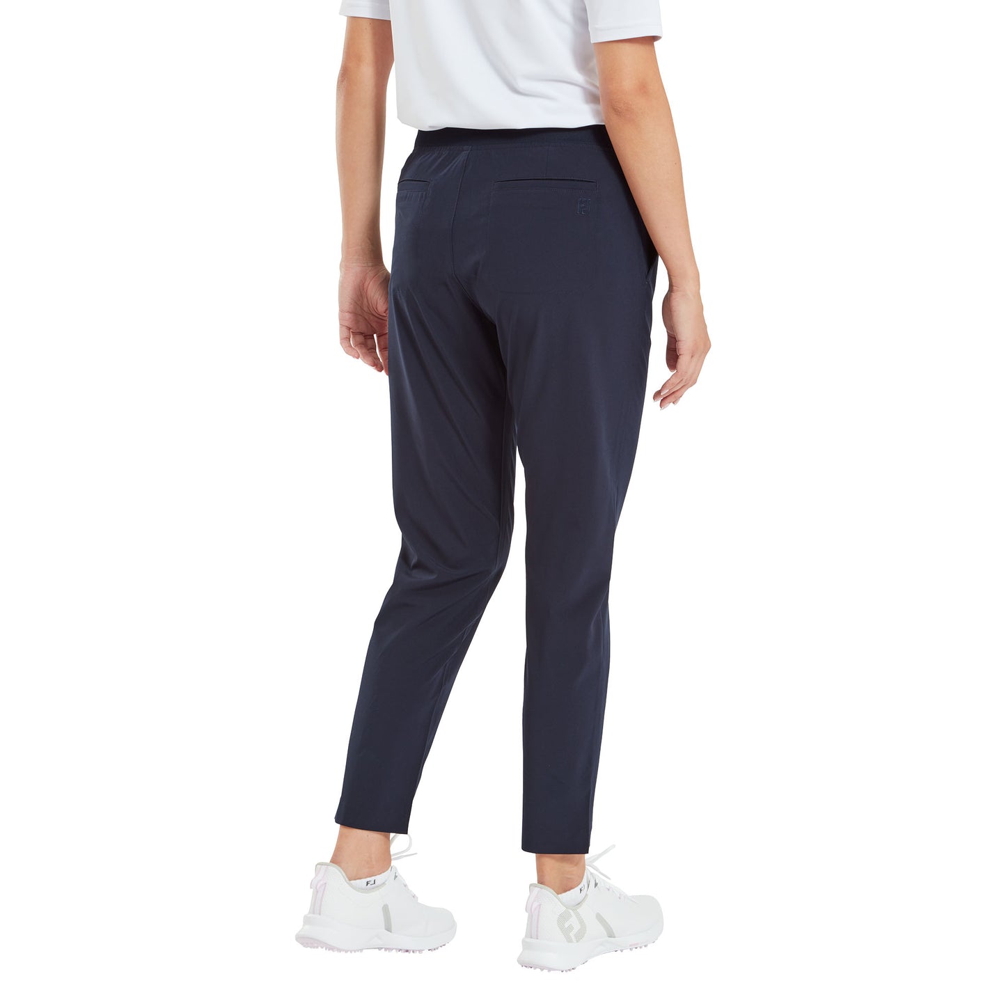 FootJoy Ladies Navy Lightweight Pull-On Cropped Trousers