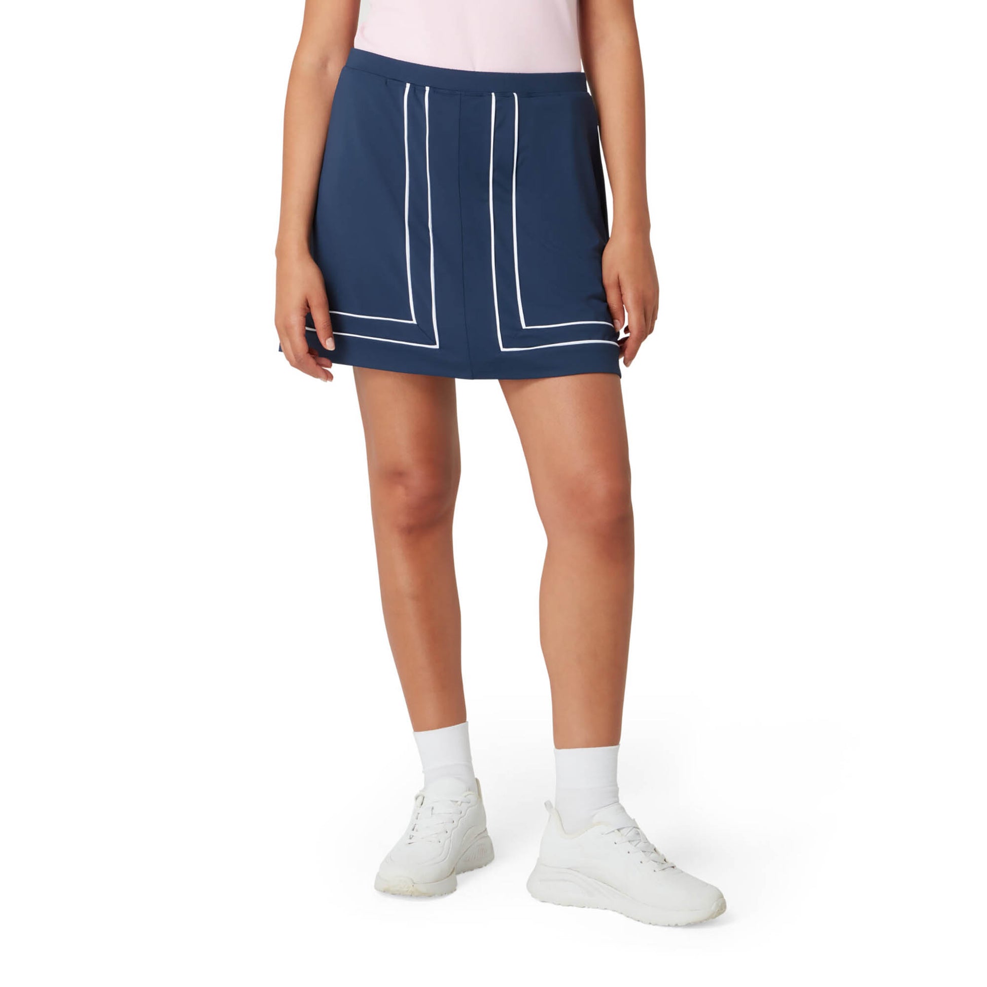 Original Penguin Ladies Colorblock Navy Skort with Contrast Piping