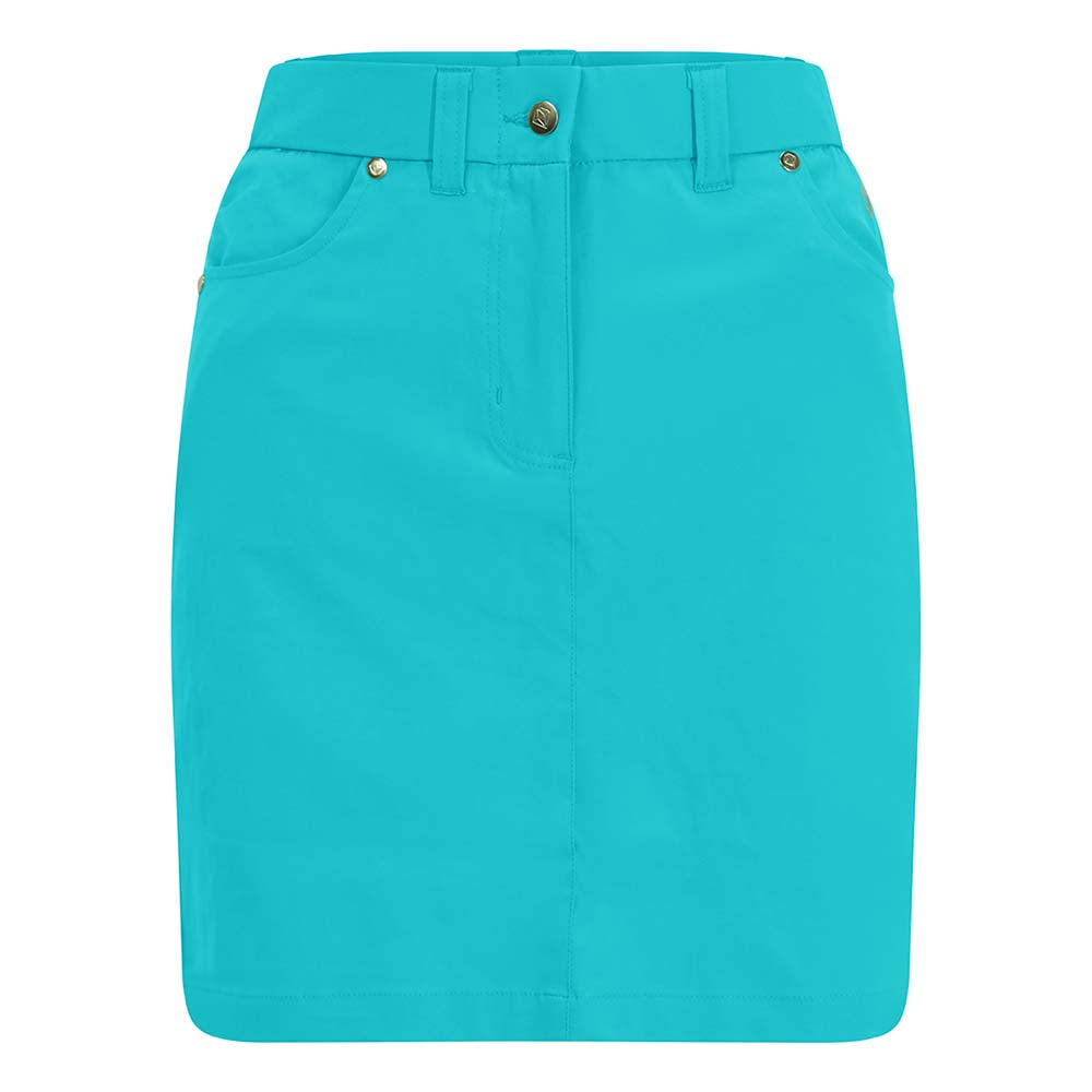 Pure Golf Ladies Stretch Skort in Ocean Blue