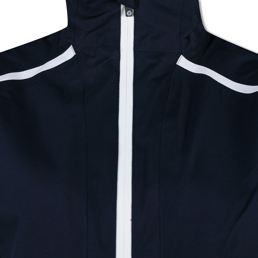 Sunderland Ladies Lightweight Waterproof Jacket with Lifetime Guarantee in Navy & White