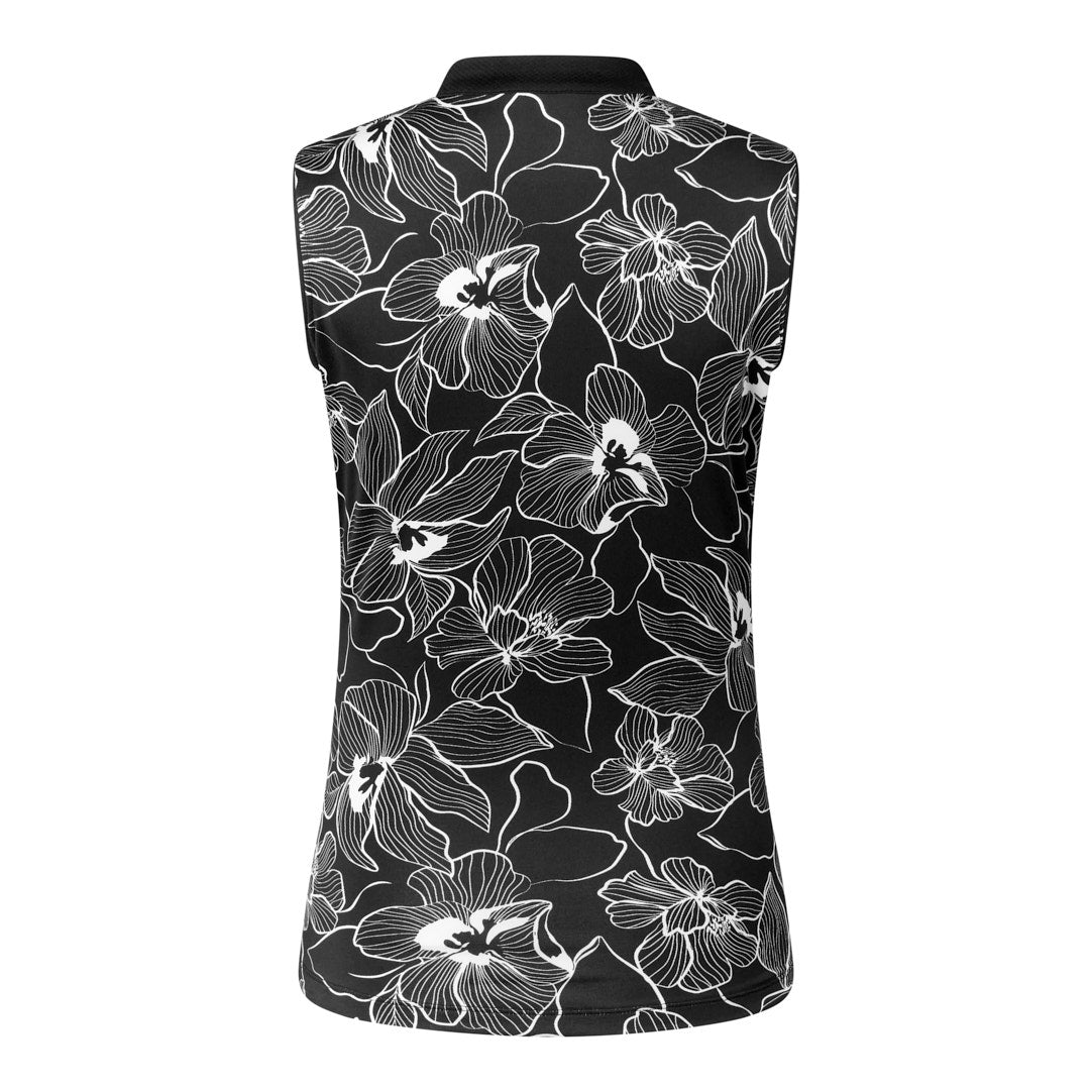 Tail Ladies Sleeveless Floral Print Golf Top