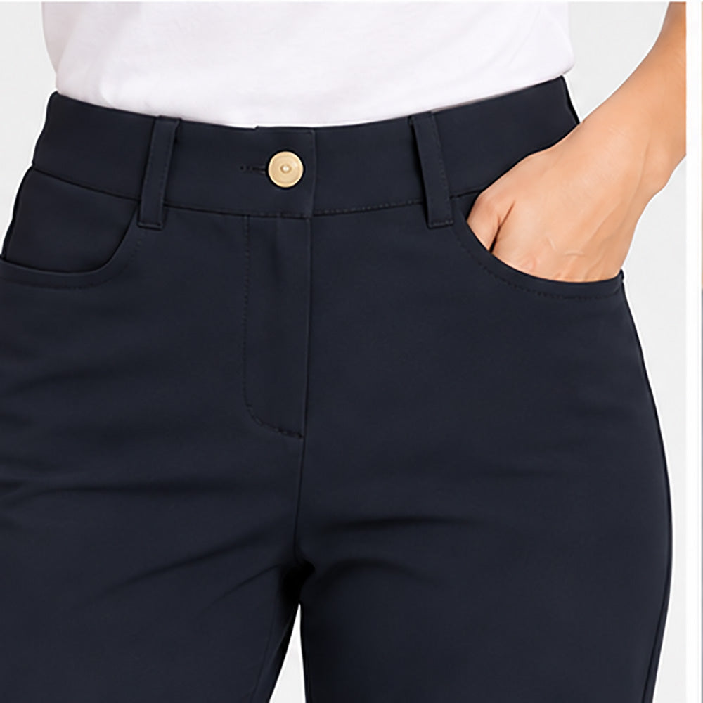 Puma Golf Ladies Navy Trousers with a Warm Brushed Inner - Stay Warm in Style