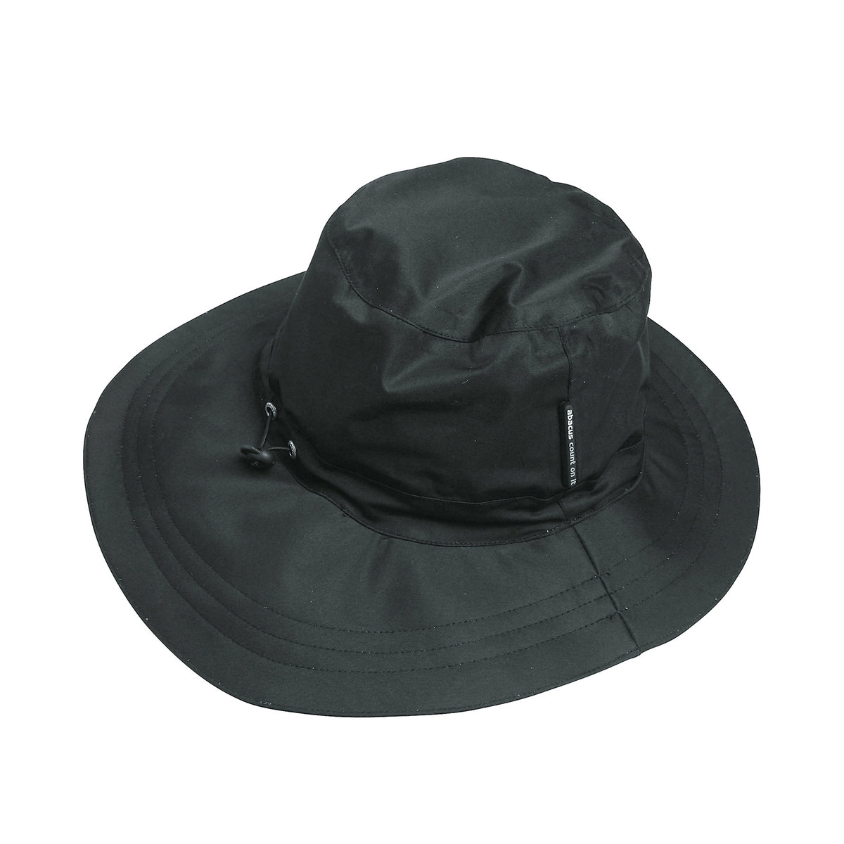 Abacus Black Waterproof Golf Hat 
