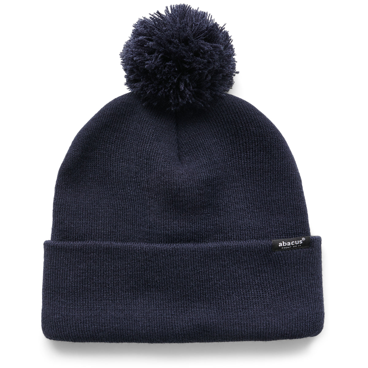 Abacus Ladies Fleece Lined Bobble Hat in Navy